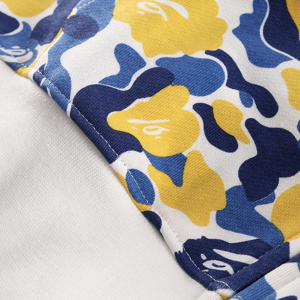 bape shark full zip hoodie (green / yellow)