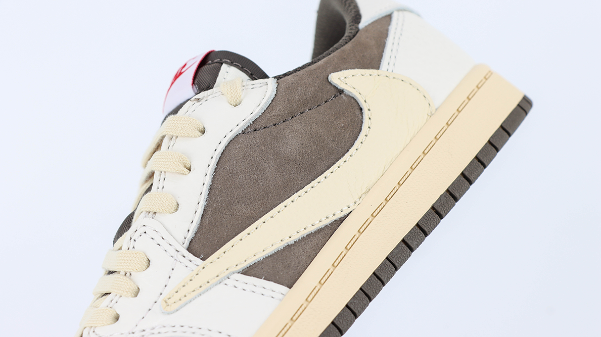 kid size travis scott x air jordan 1 low og ps ‘reverse mocha’