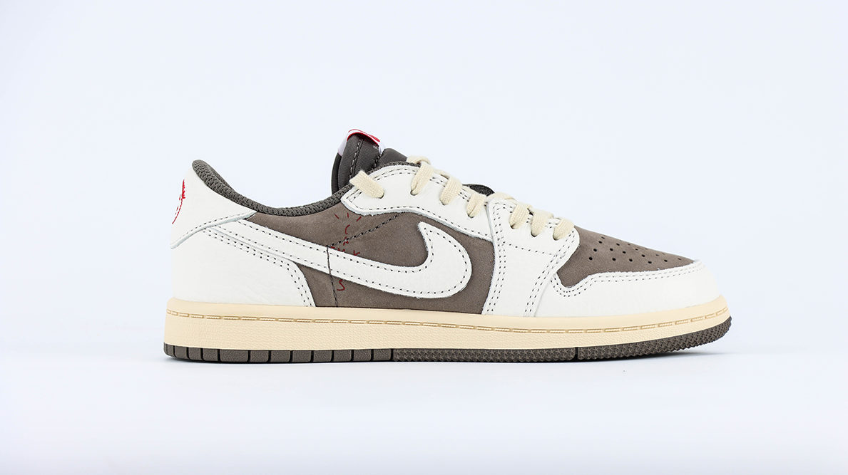 kid size travis scott x air jordan 1 low og ps ‘reverse mocha’