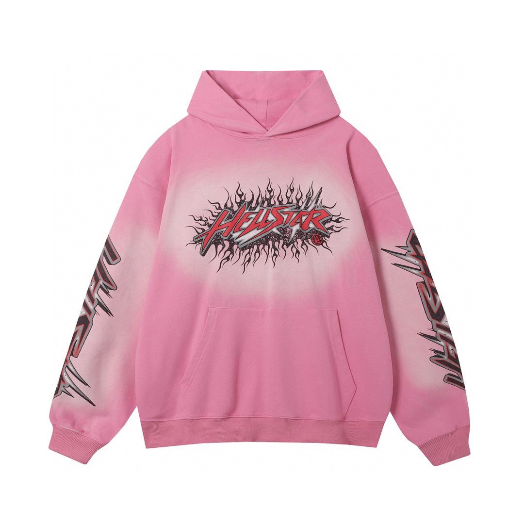H*lst*r brainwashed hoodie pink
