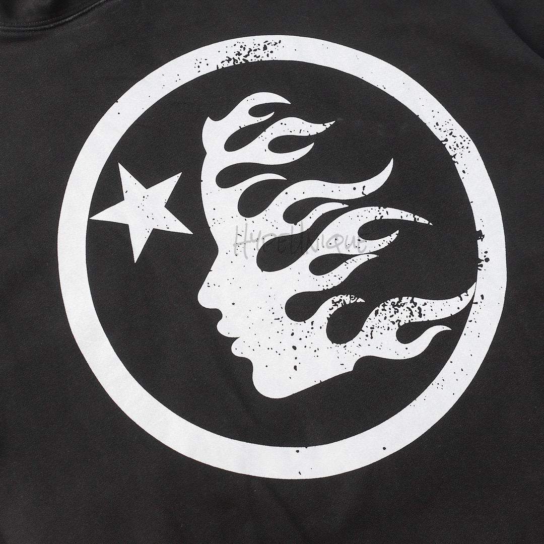 H*lst*r starry night hoodie black