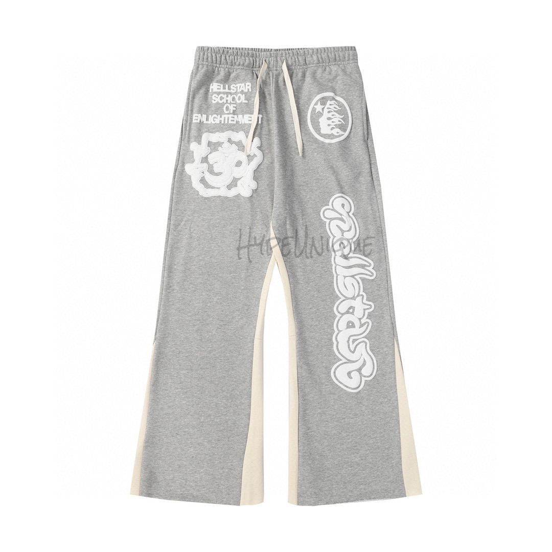 H*lst*r grey flare sweatpants grey