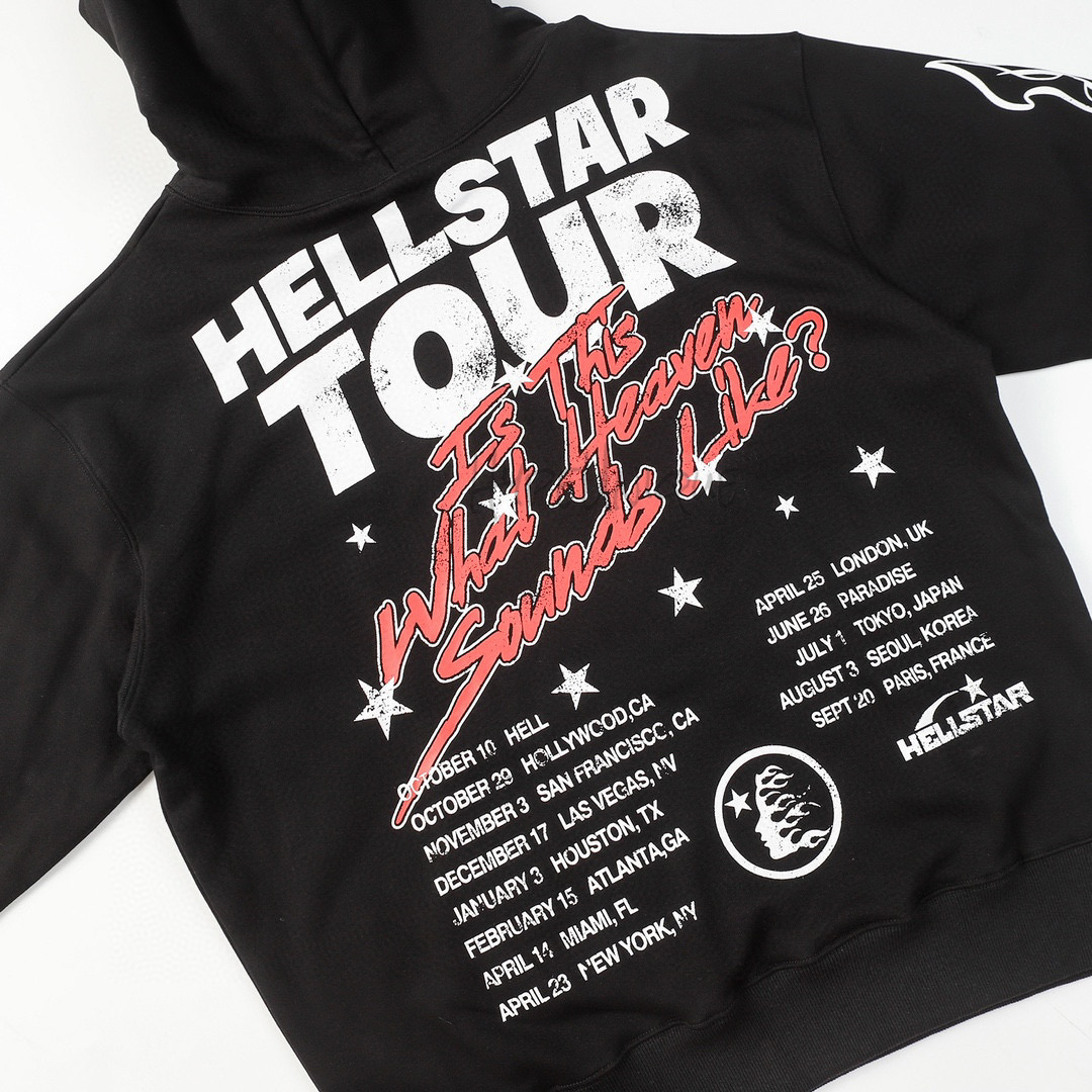 H*lst*r records tour hoodie black
