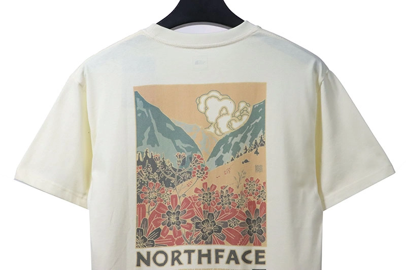 the n0*h F**e floral landscape print t-shirt