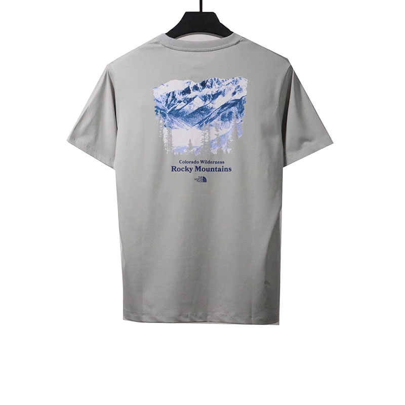 the n0*h F**e rocky mountain print t-shirt